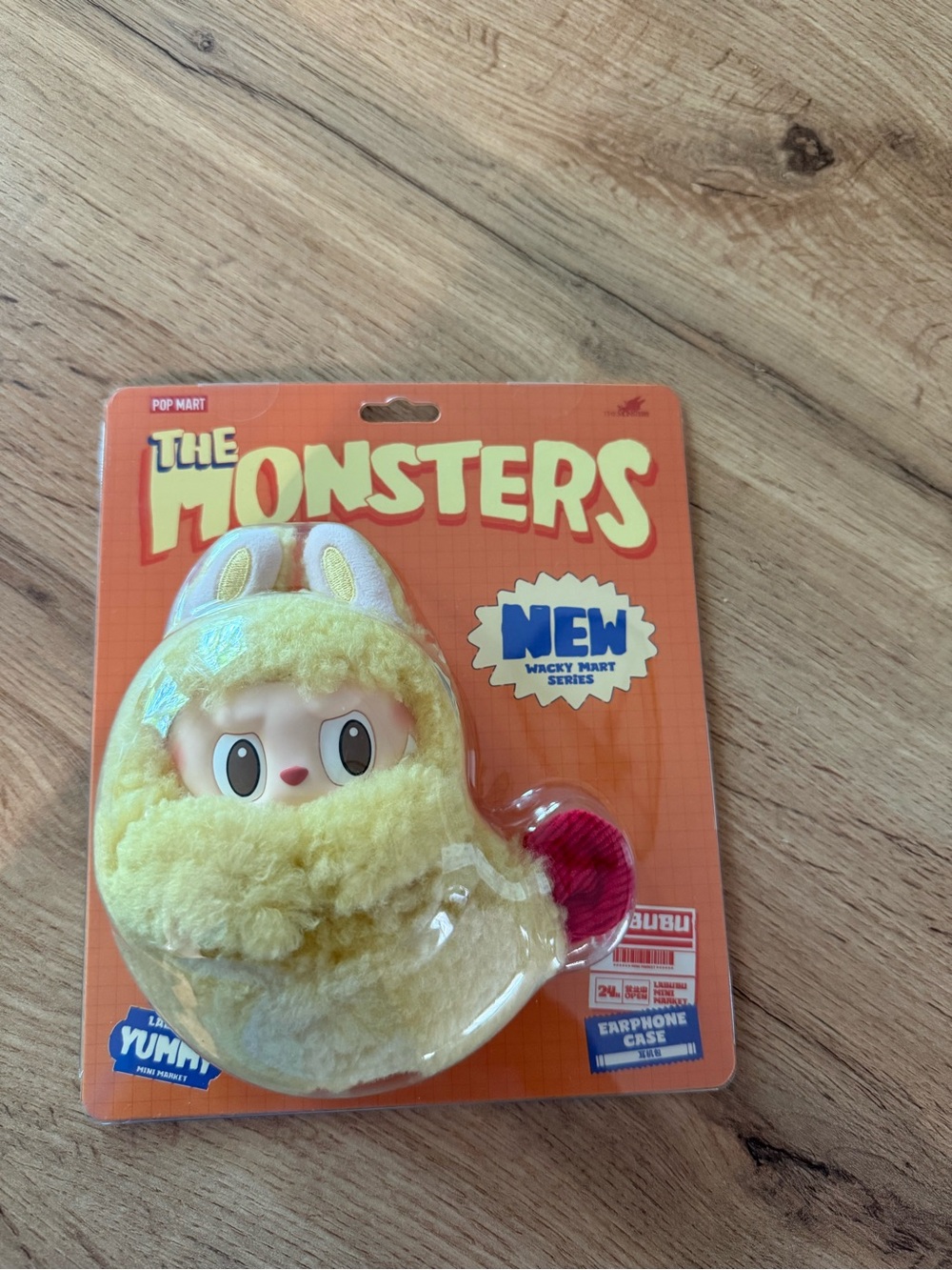 Pop Mart The Monsters Shrimp Plush Earphone Case